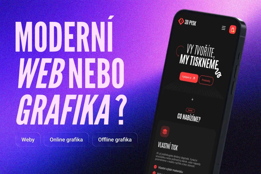 MODERNÍ WEB NEBO GRAFIKA?