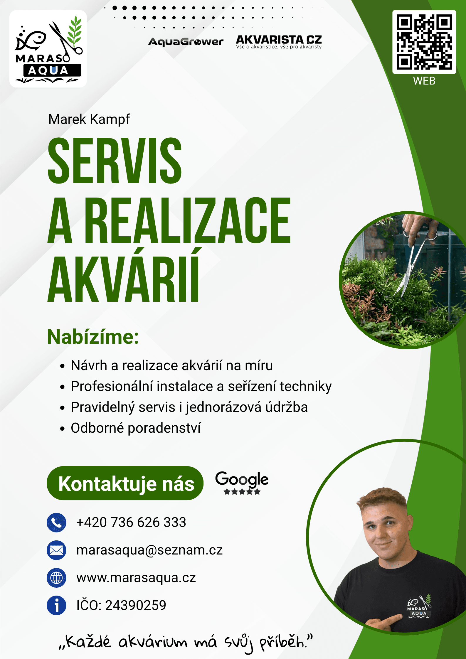 MarasAqua - servis a realizace akvárií