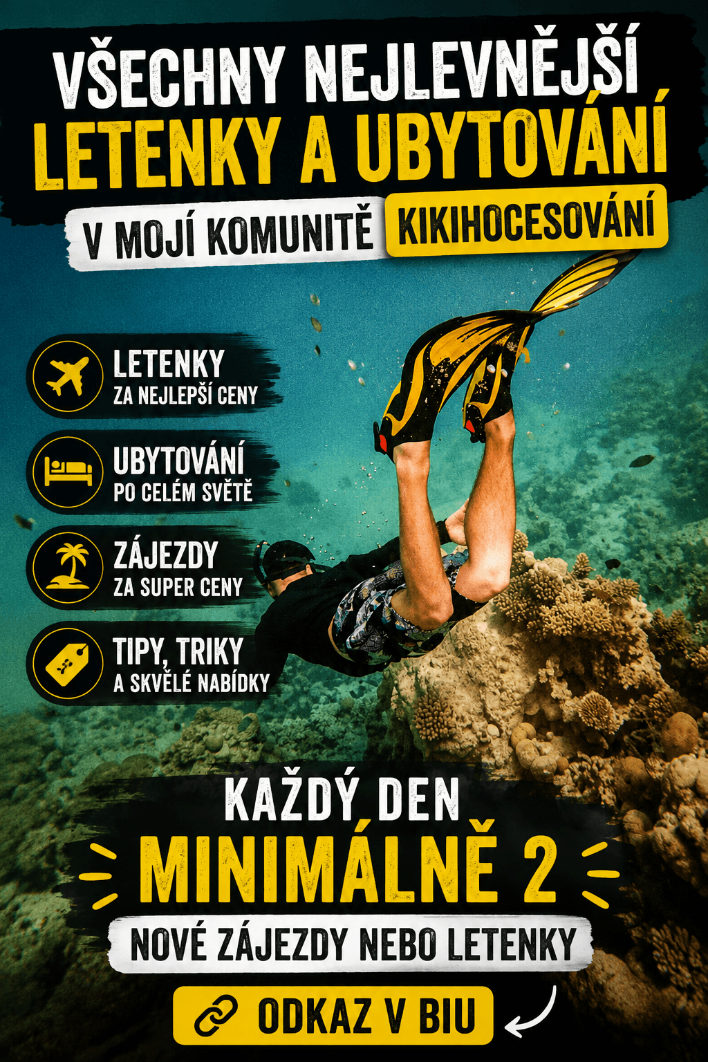 ✈️ HLEDÁM PARTNERY PRO SPOLUPRÁCI! 🌍