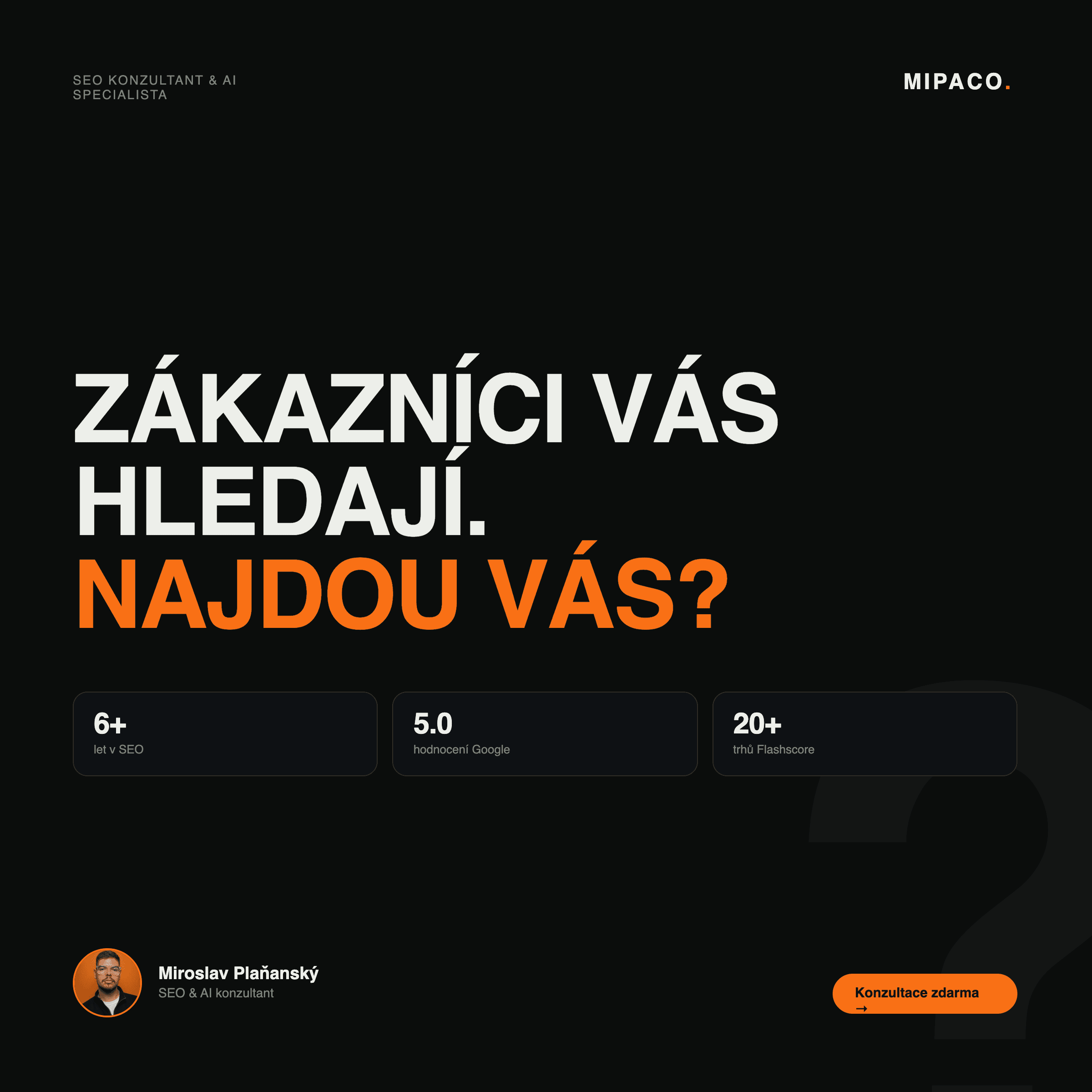Více zákazníků z Googlu i AI | Growth konzultace pro firmy