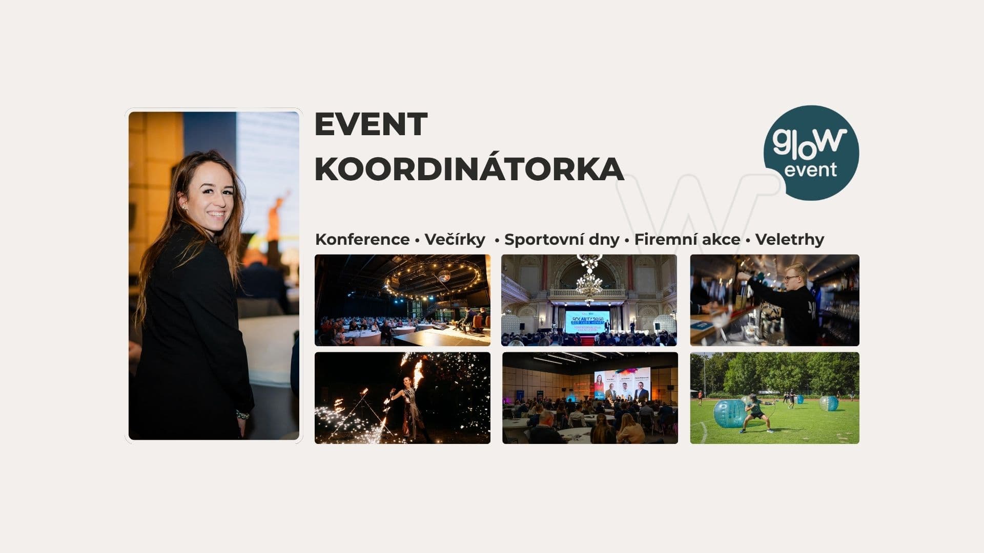 Event koordinátorka - kreativně, precizně, s úsměvem